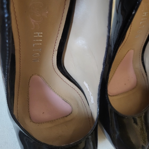 Paris Hilton green suade high heels - Picture 5 of 9